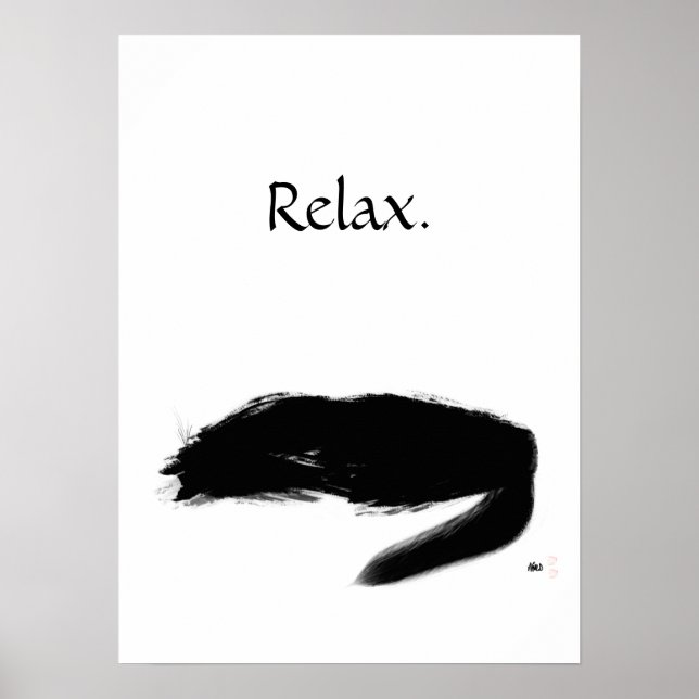 Póster Cat Relax Poster (Frente)