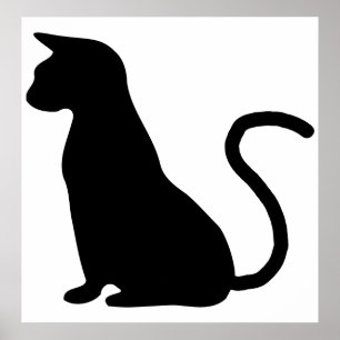 Póster Cat Silhouette