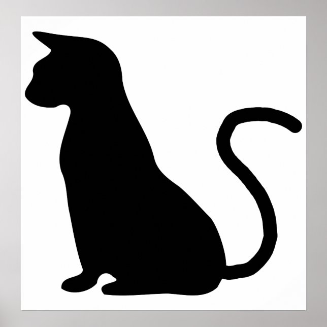 Póster Cat Silhouette (Frente)