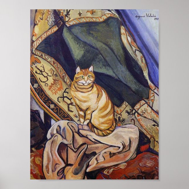 Póster Cat, Suzanne Valadon (Frente)