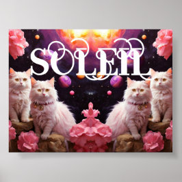 Póster Cat Wall Art for Cat Lovers