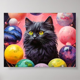 Póster Cat Wall Art for Cat Lovers