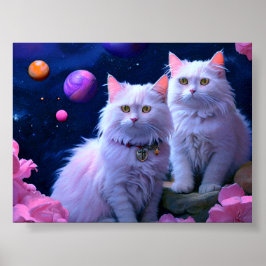 Póster Cat Wall Art for Cat Lovers