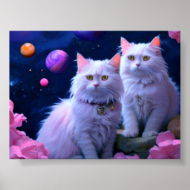 Póster Cat Wall Art for Cat Lovers (Frente)