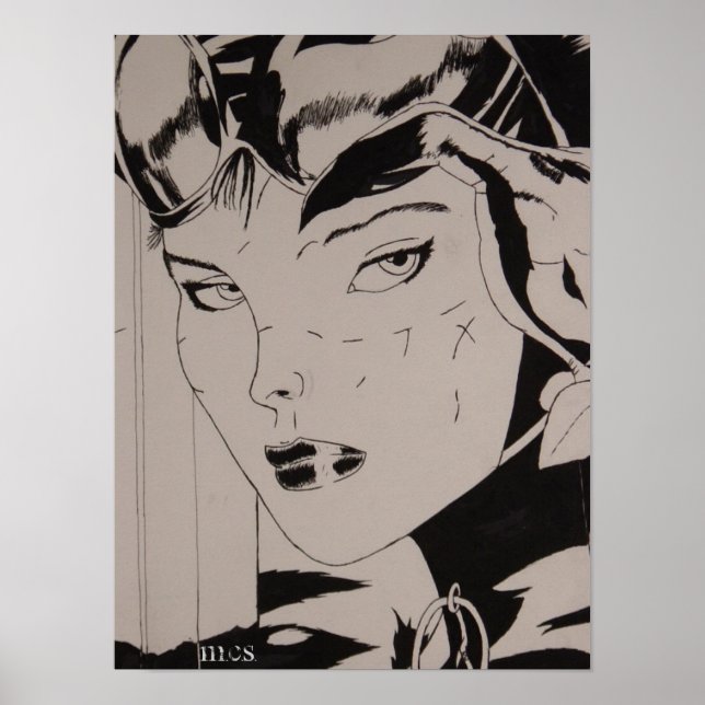 Póster Cat Woman (Frente)