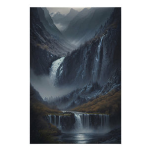 Póster Cataclismo de la montaña