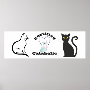 Póster Cataholic certificado