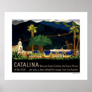 Póster Catalina por Otis Shepard, C. 1935. Poster
