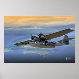 Póster Catalina sobre las islas