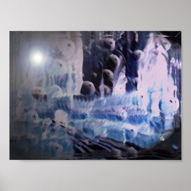 Póster Catalizador azul (Frente)