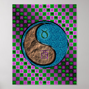 Póster Catálogo de Taurus y Agua