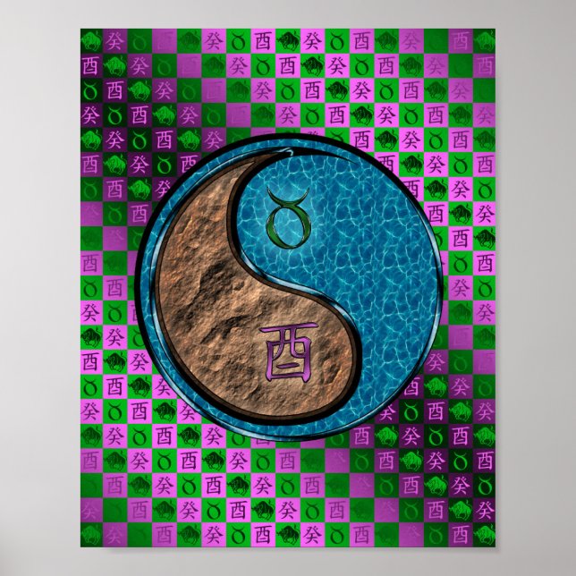 Póster Catálogo de Taurus y Agua (Frente)