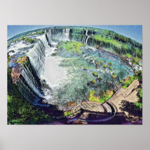 Póster Catarata de Iguazú