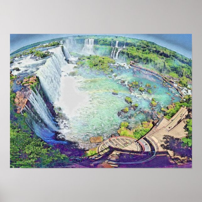 Póster Catarata de Iguazú (Frente)