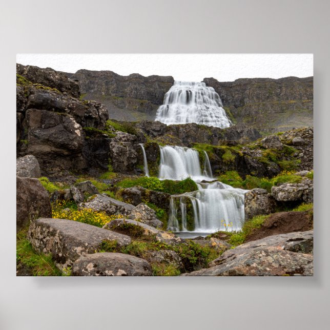Póster Catarata Dynjandi (Frente)