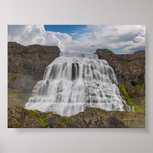 Póster Catarata Dynjandi (Frente)