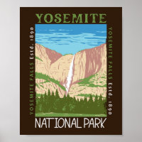 Catarata en el Parque Nacional Yosemite