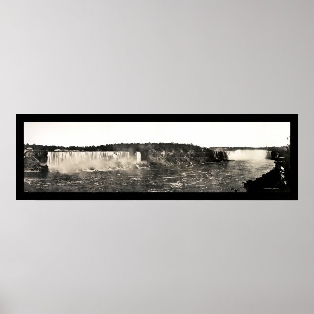Póster Cataratas Birdseye Niagara Foto 1916 (Frente)