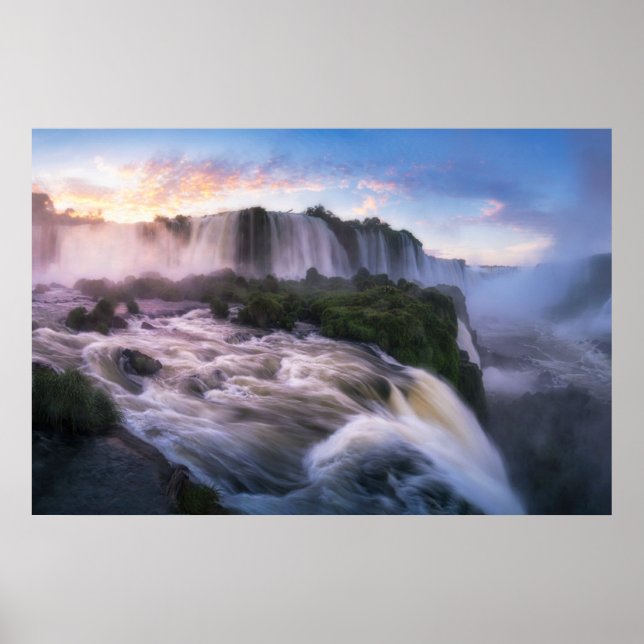 Póster Cataratas | Cascada de Iguazu, Brasil (Frente)