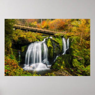 Póster Cataratas Cascadas de Triberg, Alemania