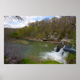 Póster Cataratas, cataratas superiores, Indiana