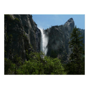 Póster Cataratas de Bridalveil en el Parque Nacional Yose