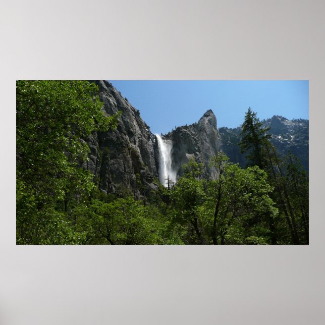 Póster Cataratas de Bridalveil en el Parque Nacional Yose (Frente)