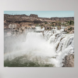 Póster Cataratas de época // Belleza de tonalidad aguda y