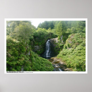 Póster Cataratas de Glenashdale, Isla de Arran, Escocia
