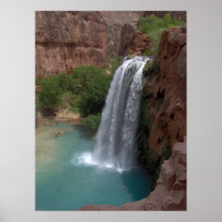 Póster Cataratas de HavaSupai