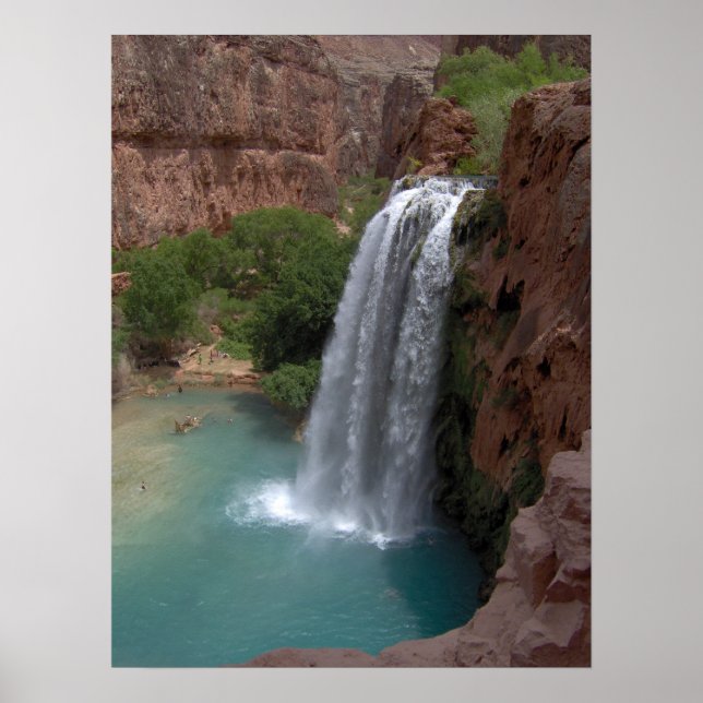 Póster Cataratas de HavaSupai (Frente)