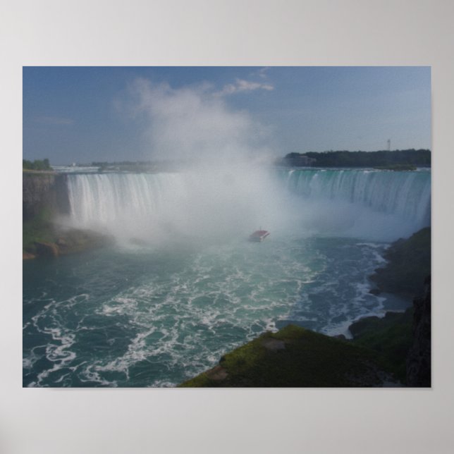 Póster Cataratas de herradura en las cataratas del Niágar (Frente)