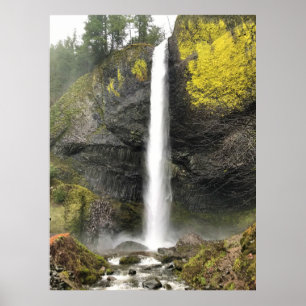 Póster Cataratas de Latourell, Oregón