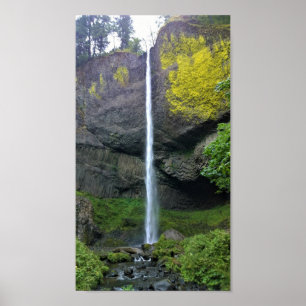 Póster Cataratas de Latourell, Oregón