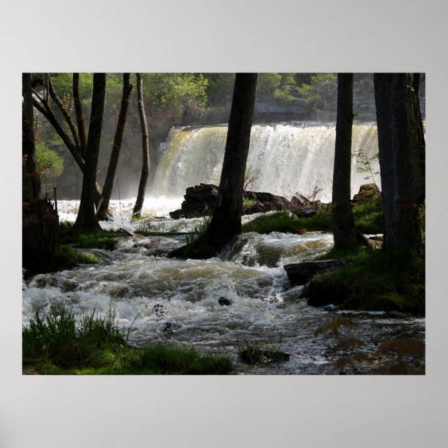 Póster Cataratas de Middlebury, Vermont (Frente)