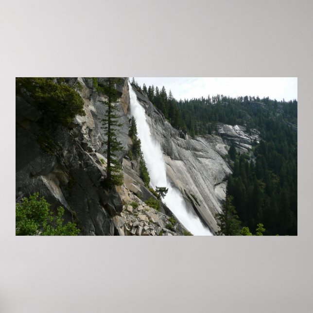 Póster Cataratas de Nevada en el Parque Nacional Yosemite (Frente)