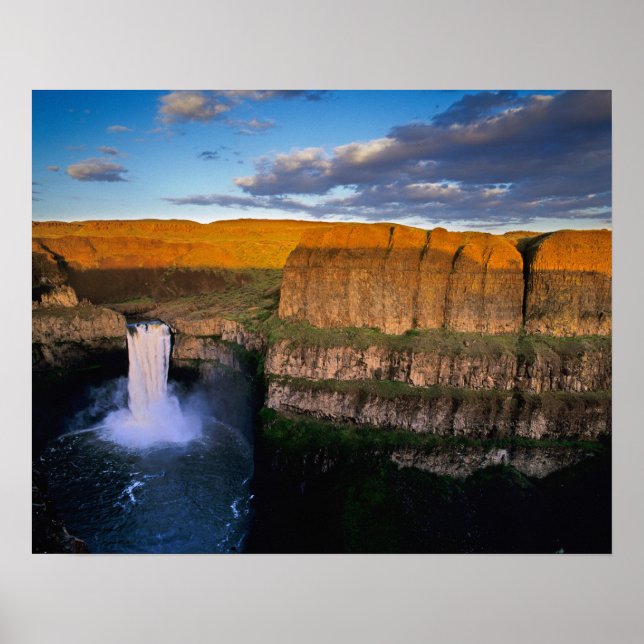 Póster Cataratas de Palouse en Washington (Frente)