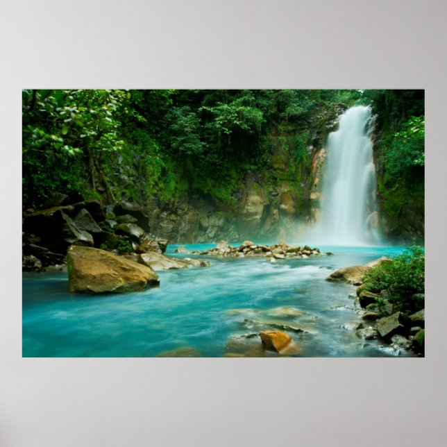Póster Cataratas de Rio Celeste (Frente)