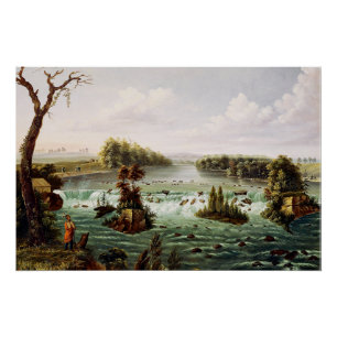 Póster Cataratas de Saint Anthony por Henry Lewis
