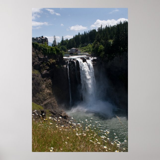 Póster Cataratas de Snoqualmie (Frente)