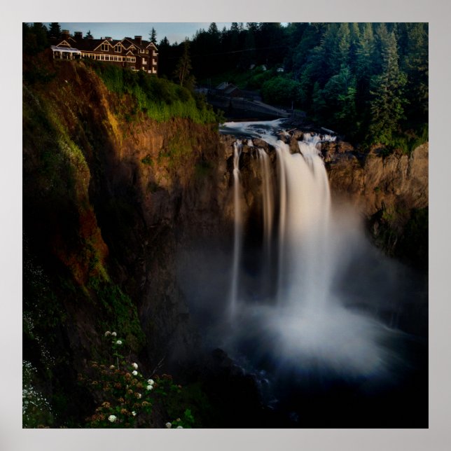 Póster Cataratas de Snoqualmie (Frente)
