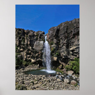 Póster Cataratas de Taranaki