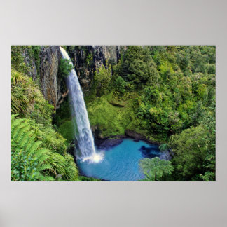 Póster Cataratas de velo de novias, NZ