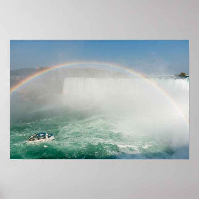 Póster Cataratas del barco y Horseshoe desde Niagara Fall (Frente)