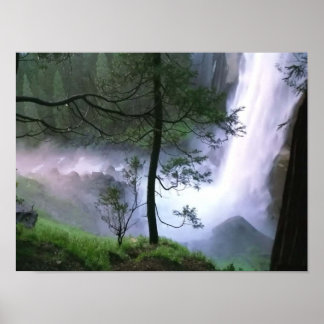 Póster Cataratas del glaciar