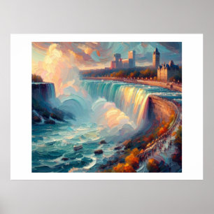 Póster Cataratas del Niágara Canadá
