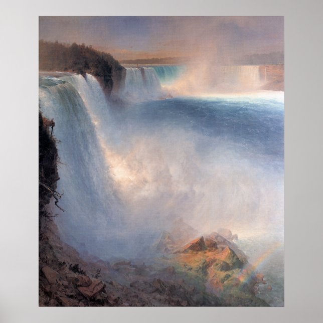 Póster Cataratas Del Niágara, Del Lado Estadounidense (Frente)