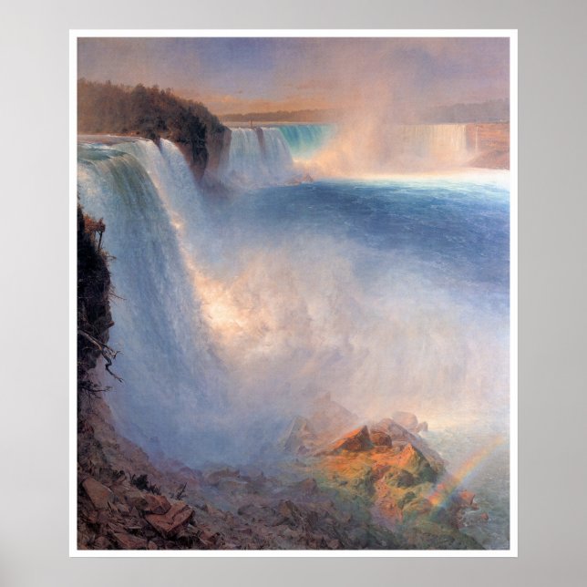 Póster Cataratas del Niágara desde el lado estadounidense (Frente)