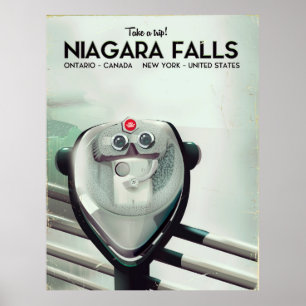 Póster Cataratas del Niágara - EE.UU. - Canadá poster de