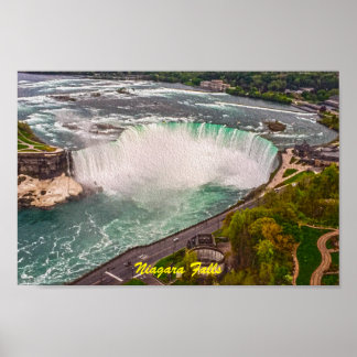 Póster Cataratas del Niágara en Poster de lienzo